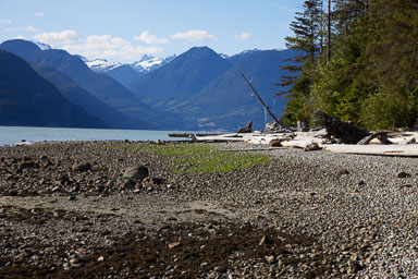 Rocky Beach - Furry Creek Rec Site