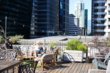 Roof top garden - The Manhatten